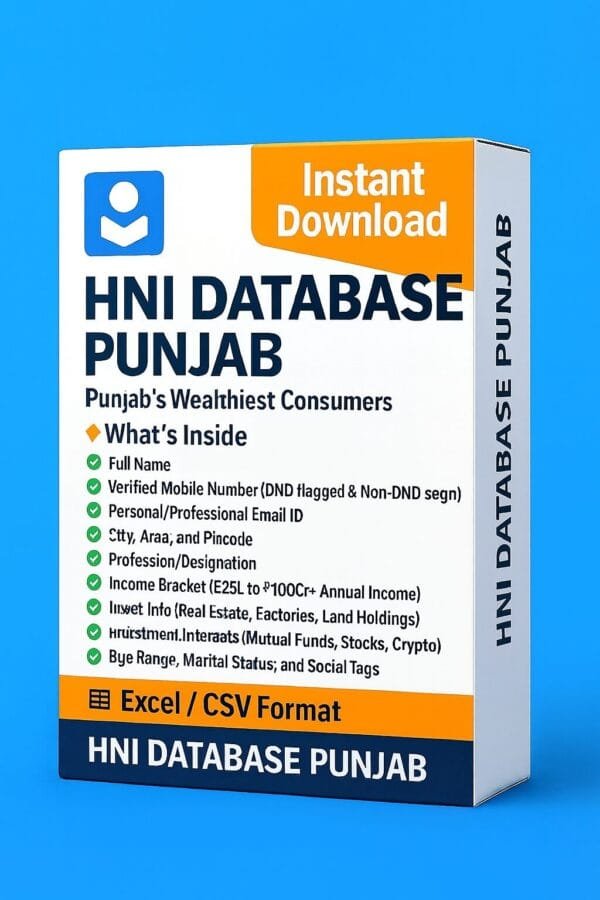 HNI Database Punjab 2026 – Wealthiest Individuals in Punjab