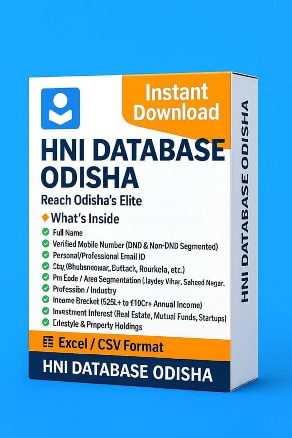 HNI Database Odisha 2026 – Odisha’s Most Affluent Decision-Makers