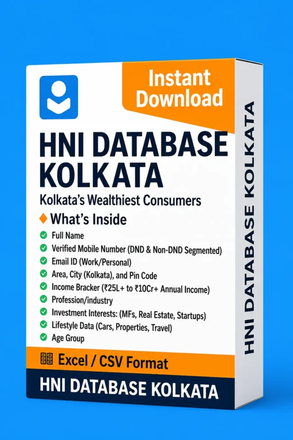 HNI Database Kolkata 2026 – Verified HNIs List for Premium Marketing