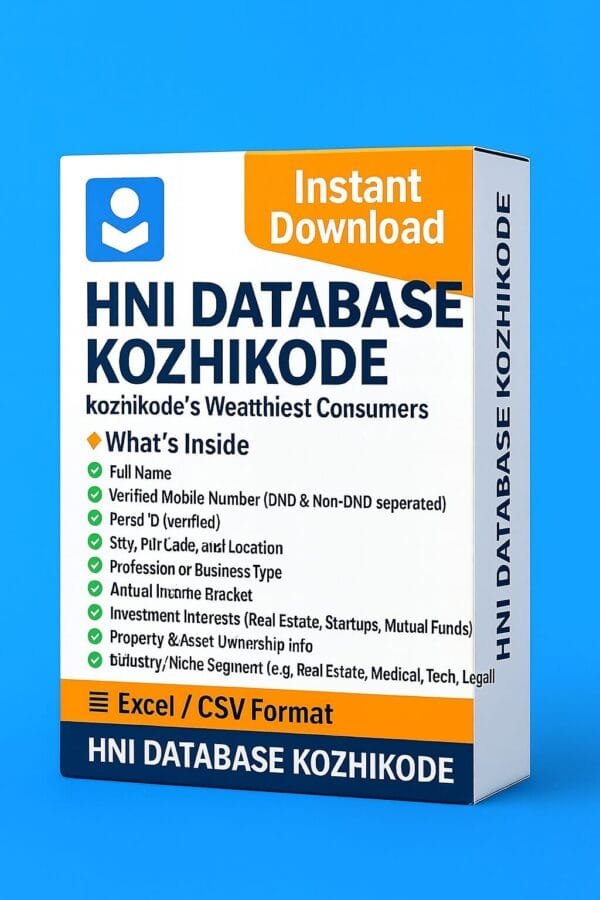 HNI Database Kozhikode 2026 – Kerala’s Top Wealth Holders Instantly!