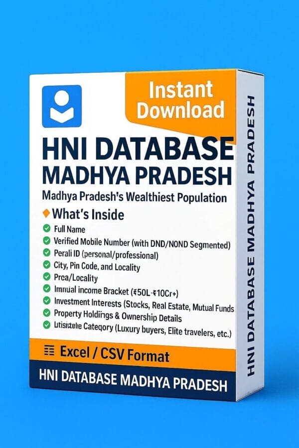 HNI Database Madhya Pradesh 2026