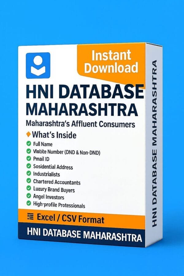 HNI Database Maharashtra 2026 – Maharashtra’s Wealthiest Consumers with Verified Data