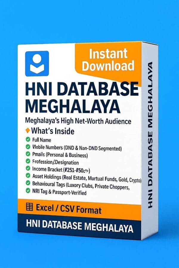 HNI Database Meghalaya 2026 - Meghalaya’s Wealthiest Network