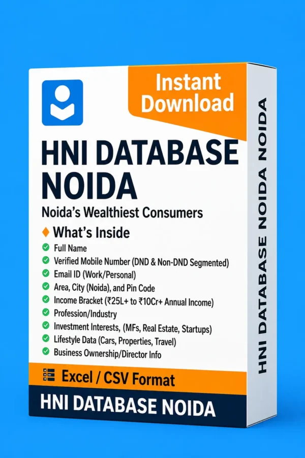 HNI Database Noida 2026 – Verified High-Income Individuals in Noida