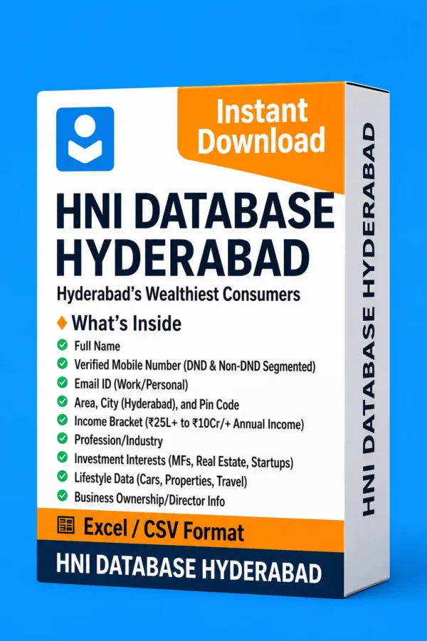 HNI Database Hyderabad 2026 – High Net-Worth Individuals in Hyderabad