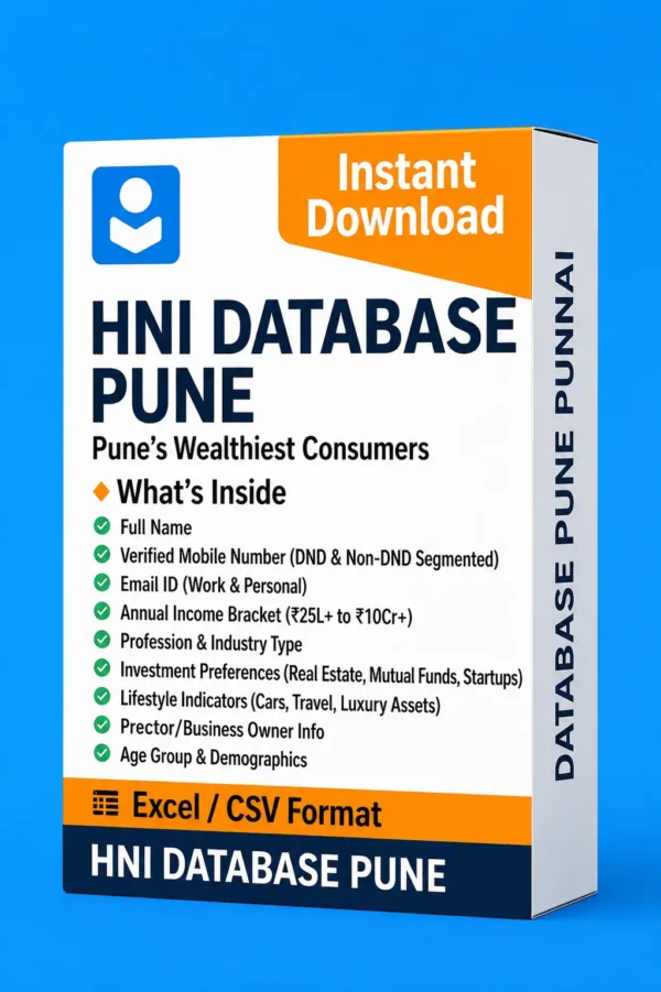 HNI Database Pune 2026 – Pune’s Top 1% Elite Buyers, Investors & Influencers