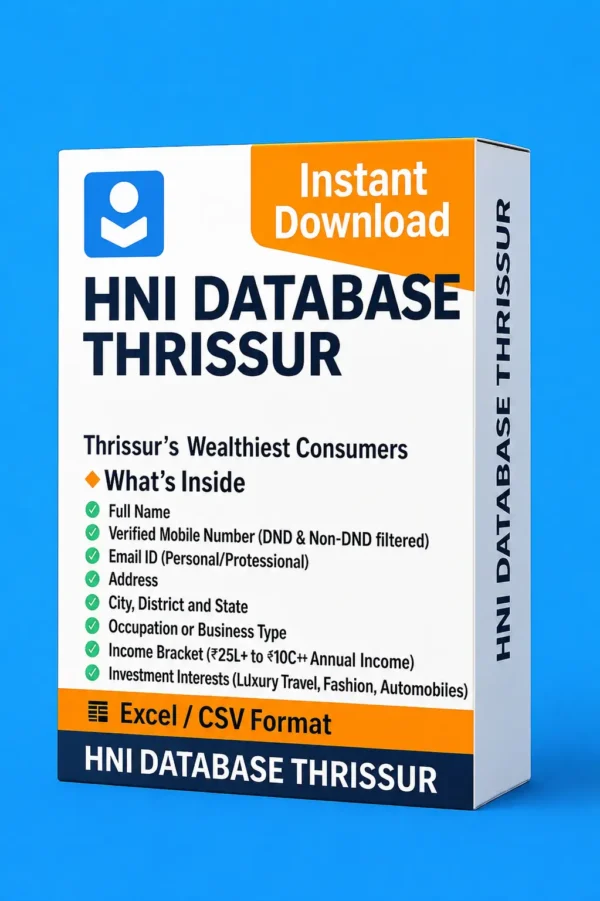 HNI Database Thrissur 2026 – Verified High Net-Worth Individuals in Thrissur